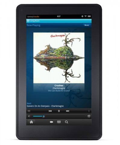 Neuer Sonos Controller im Android-Tablet Kindle Fire (Bild: Sonos)
